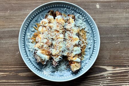 Баклажан с брынзой