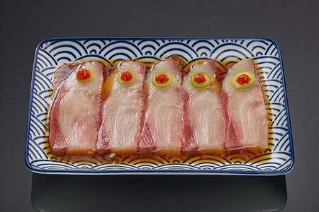 Лакедра с соусом юдзу