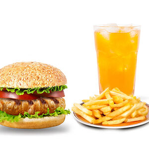 Чикен бургер комбо