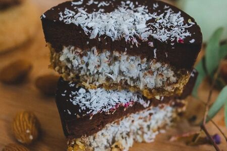 Лава кейк с кокосом