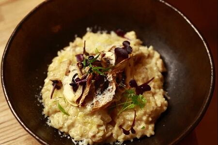 Белые грибы с хрустящими вешенками