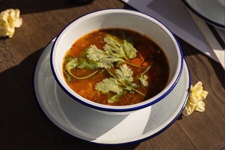 Восточный деревенский суп