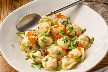 Пельмени с щукой