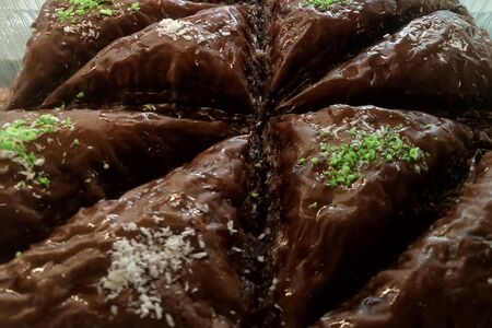 Пахлава трех угольник Шоколадный