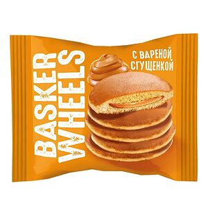 Пирожное бисквитное оладушки с вареной сгущенкой