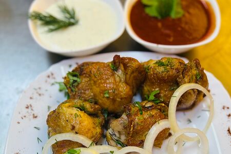 Шашлык из куриного бедра