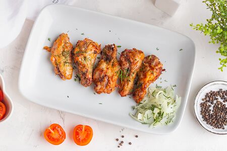 Шашлык из куриных крыльев