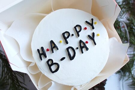 Бенто-торт в стиле друзья на день рождения