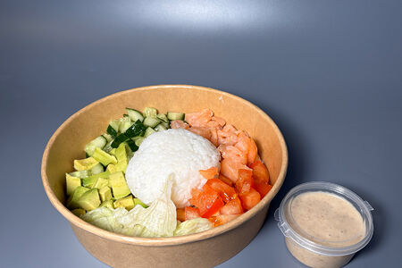 Поке с лососем