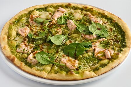 Пицца с Лососем