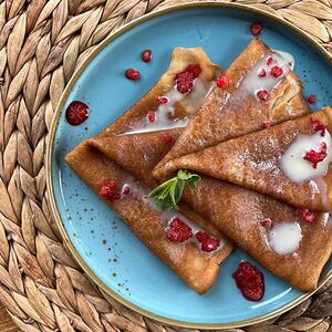 Блинчики со сгущенкой