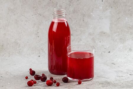 Клюквенно-брусничный морс 0,5