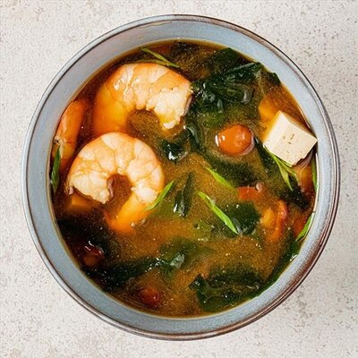 Мисо с креветкой