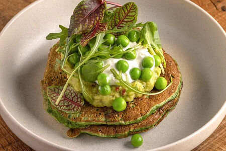 Оладьи из цукини со сметаной