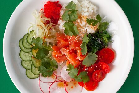 Поке с семгой