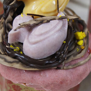 Капкейк Пасхальный с декором