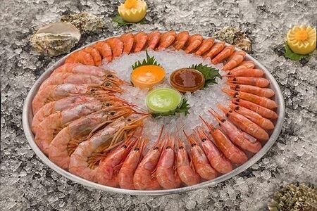 Ассорти из креветок