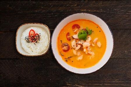 Суп Том ям с креветками