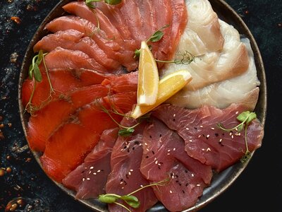 Ассорти из рыбы холодного копчения