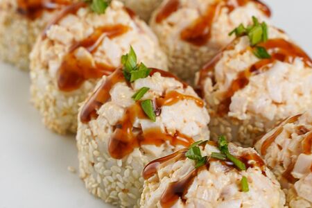 Тартар с копчёной курицей