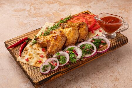 Шашлык из куриных крылышек