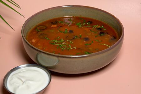 Солянка со сметаной