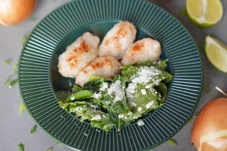 Кальмары Ика Бу с начинкой из креветок