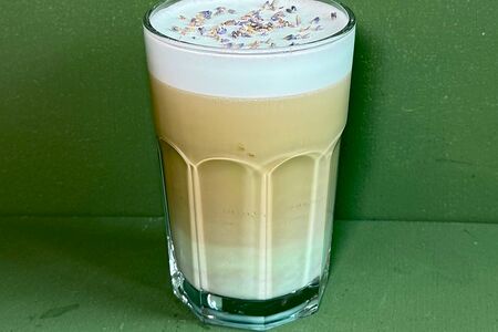 Латте Голубика-лаванда