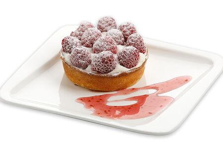 Тарталетка малиновая