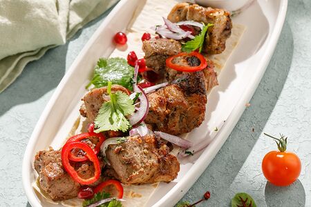 Шашлык из cвинoй шеи