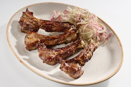 Шашлык из бараньей корейки