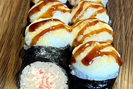 Запеченный мини с крабом