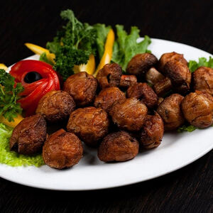 Кило шампиньонов на углях 