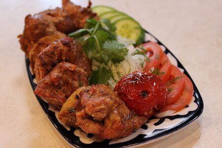 Филе индейки на мангале 