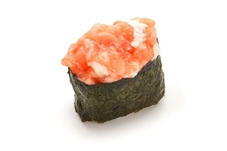 Гункан лосось спайси