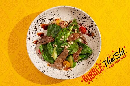 Салат с мраморной говядиной