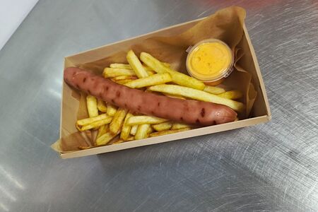 Фри бокс с куриной сосиской