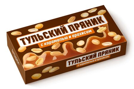 Тульский пряник с карамелью и арахисом
