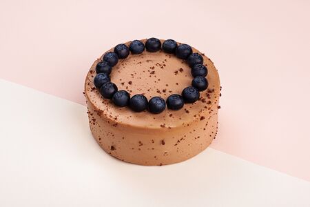 Бенто-торт черничный