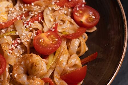 Удон Том Ям с Креветками