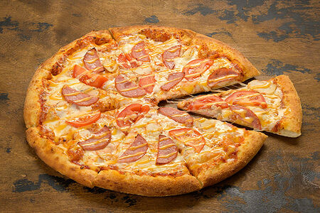 Пицца Курица с ветчиной