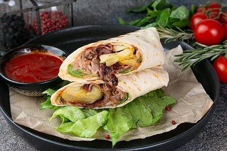 Тортилья с беконом