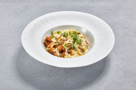 Паста с белыми грибами