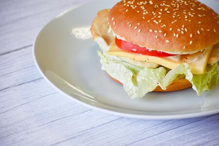 Бургер с курицей
