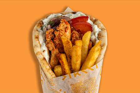 Гирос с курицей спайси