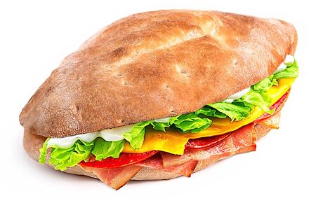 Фокача дольче с беконом 