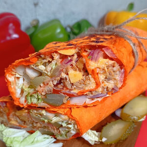 Шаурма в сырном лаваше