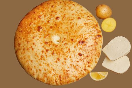 Осетинский пирог с мясом, капустой и сыром 