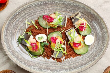 Филе сельди с молодым картофелем