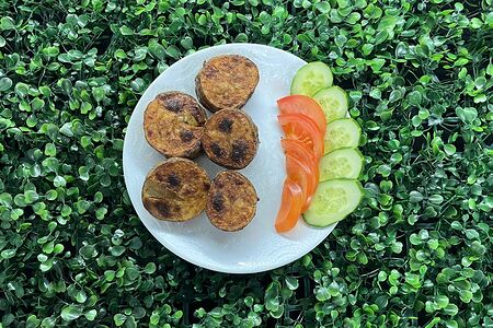 Картофель на мангале 